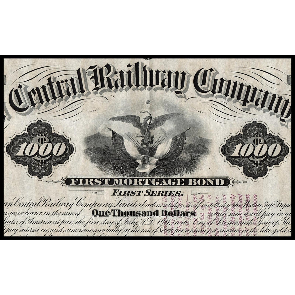 Mexican Central Railway Company Limited 1881 Mexico