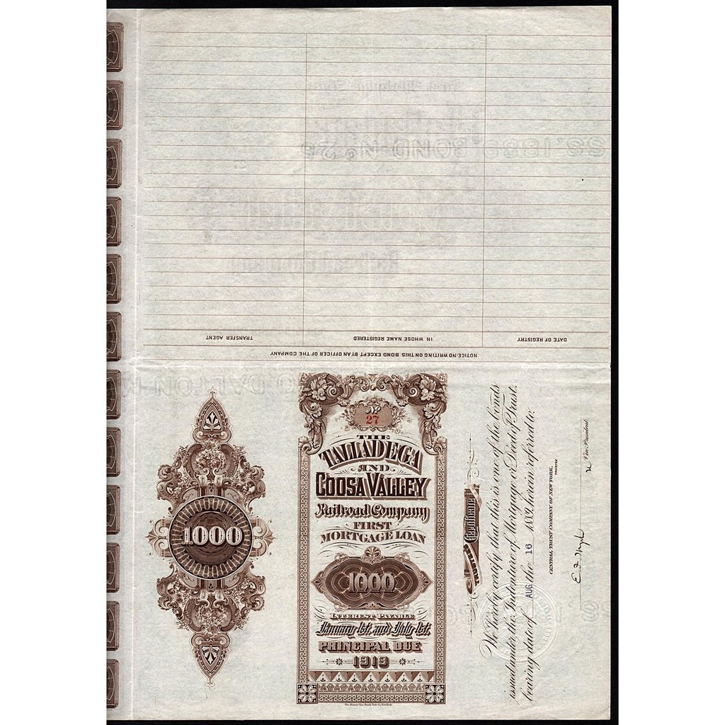 The Talladega and Coosa Valley Railroad Company