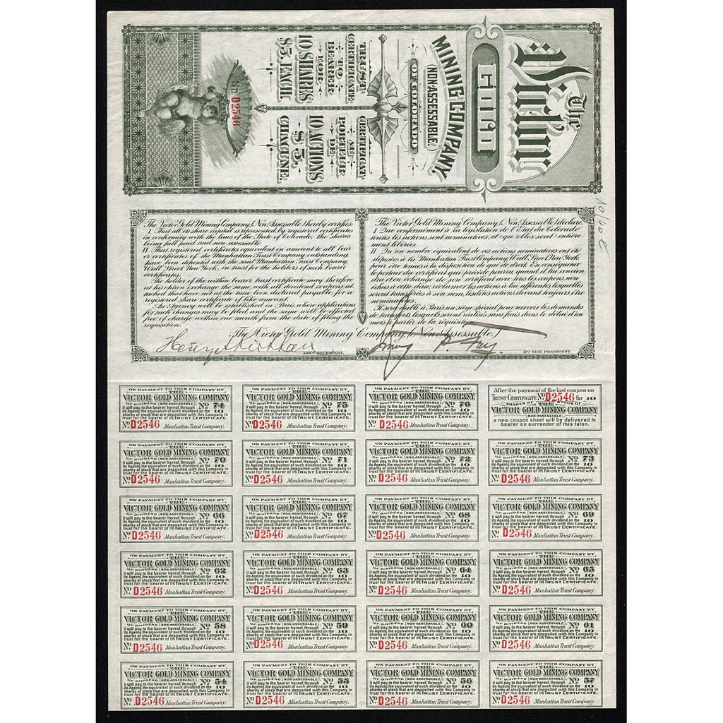 The Victor Gold Mining Company Limited, Cripple Creek, Colorado