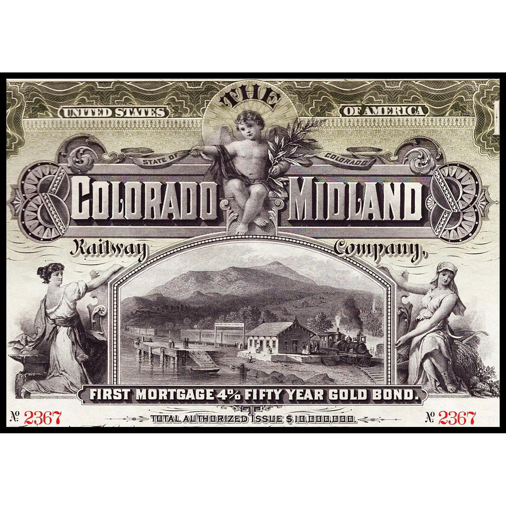 The Colorado Midland Railway1897 Gold Bond