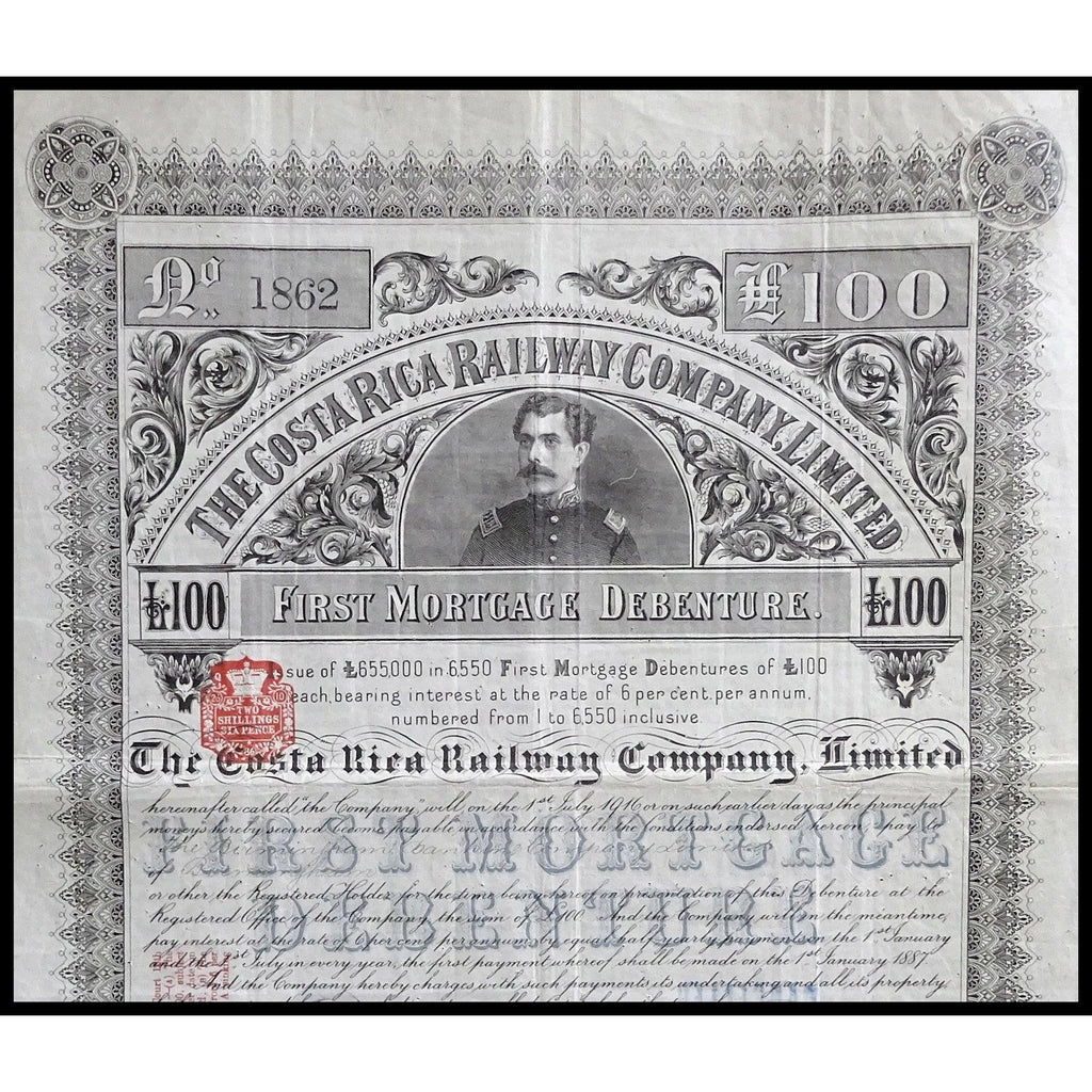 The Costa Rica Railway Company, Limited 1887 First Mortgage