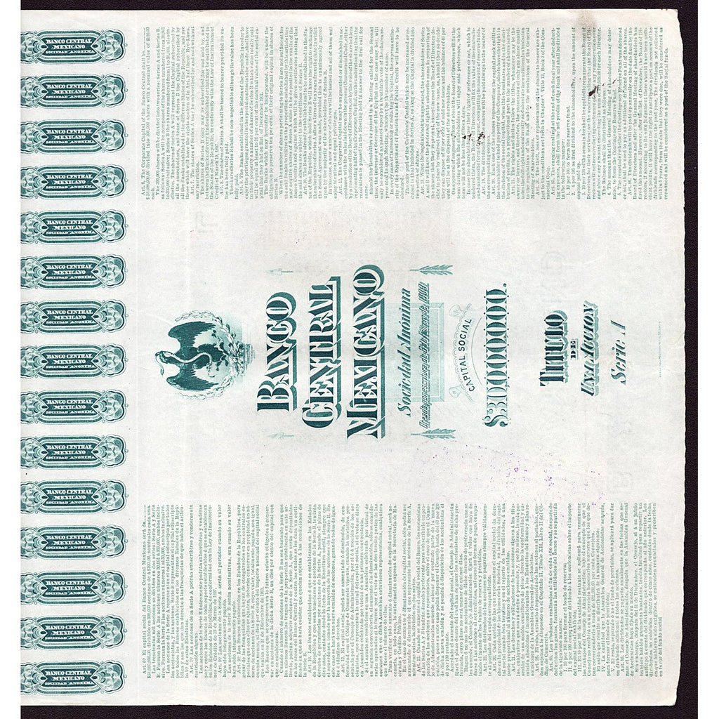 Banco Central Mexicano Sociedad Anonima ("Blueberry")