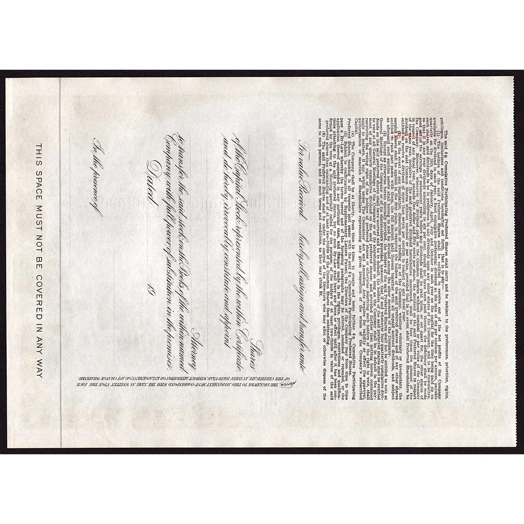 Southern Canada Power Company Limited