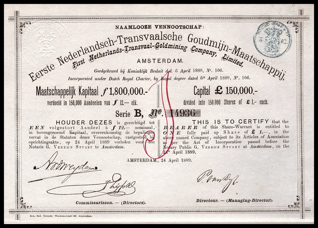 First Netherlands-Transvaal-Goldmining Company
