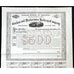 Goshen and Deckertown Railway Company Stock Certificate