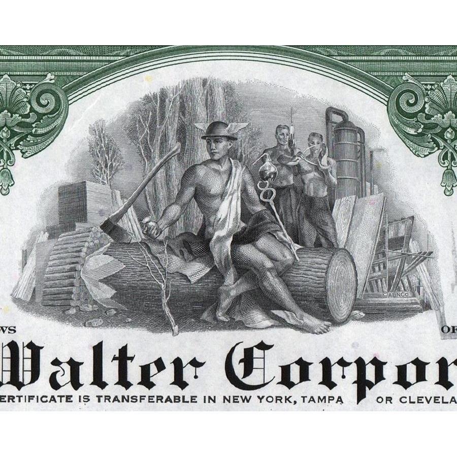 Jim Walter Corporation Stock Certificate