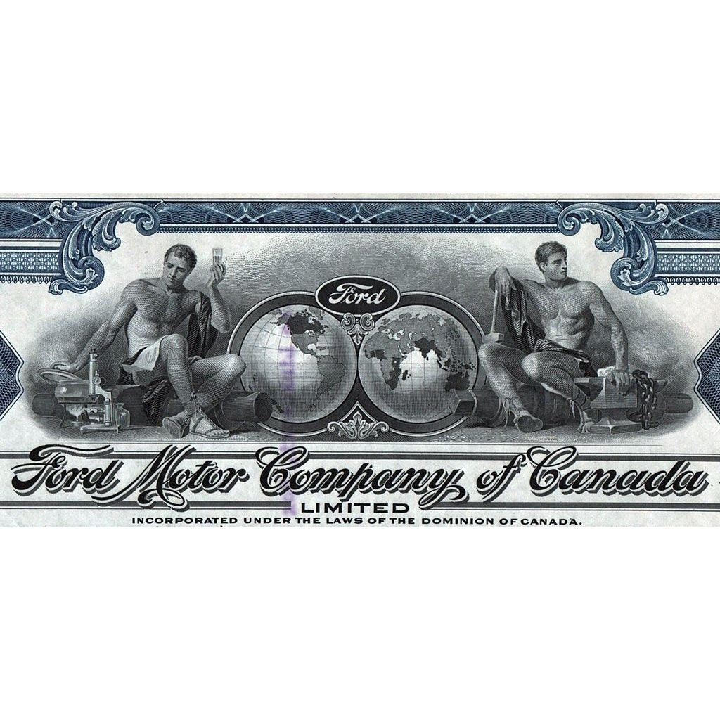 Ford Motor Company of Canada, Limited 1931 Stock Certificate
