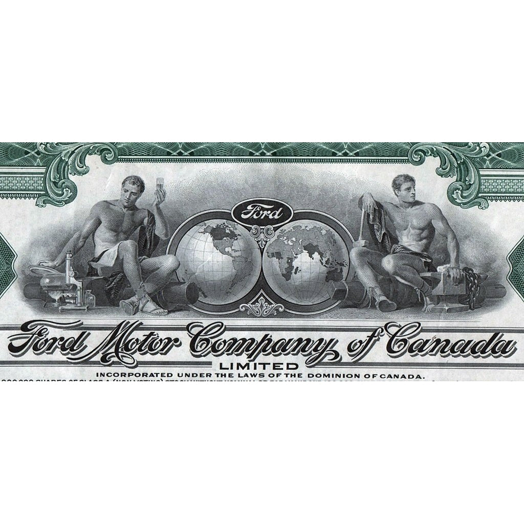 Ford Motor Company of Canada, Limited 1931 Stock Certificate