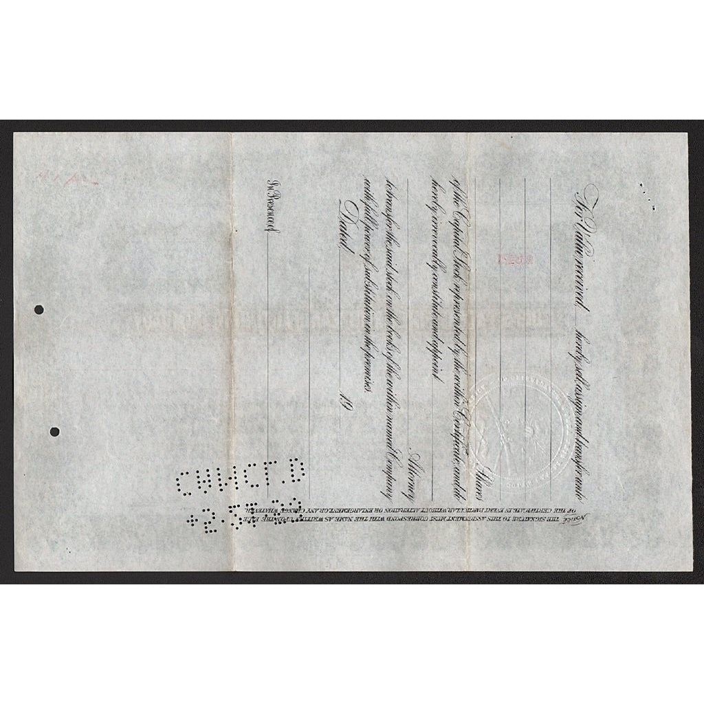 Colt's Patent Fire Arms Manufacturing Company 1920 Stock Certificate