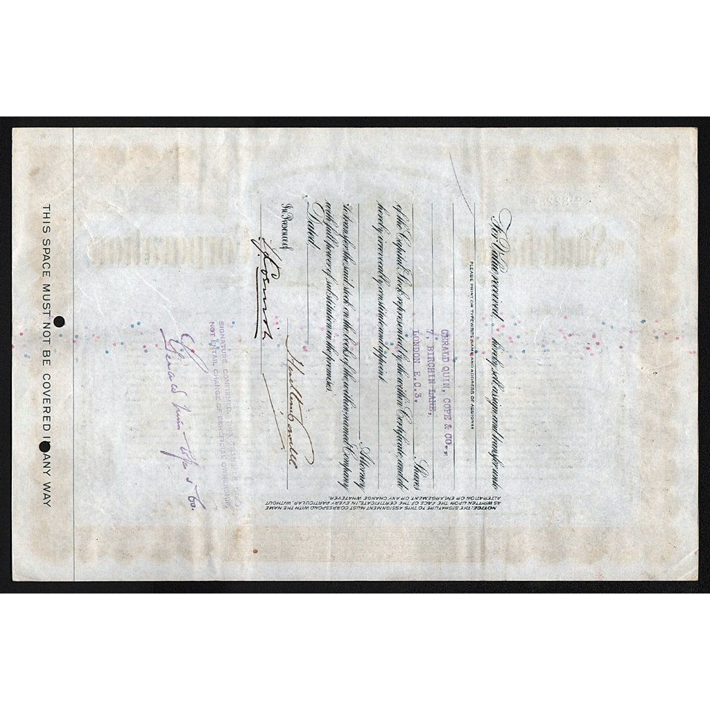 The Studebaker Corporation 1935 New Jersey Stock Certificate