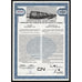 CN Rail - Canadian National Railway Company Stock Bond Certificate