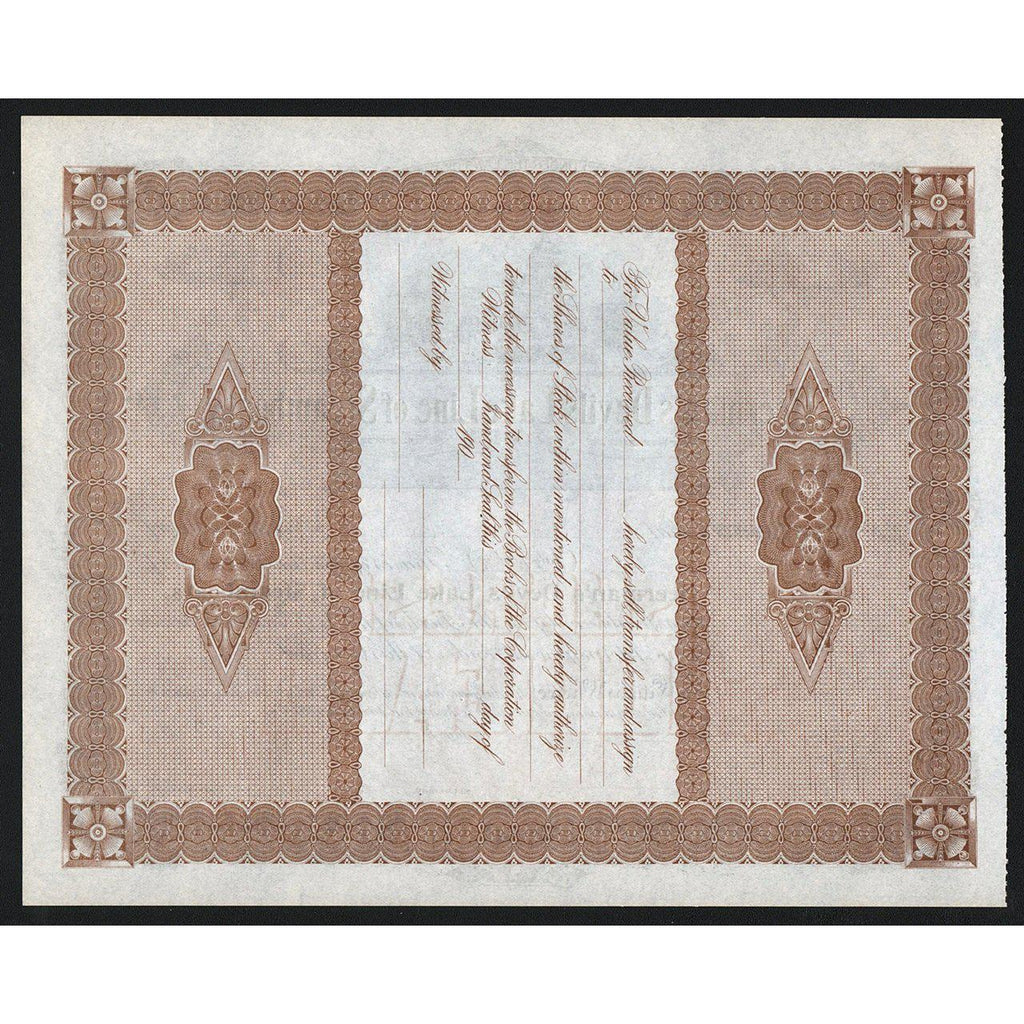 Heerman’s Devils Lake Line of Steamboats North Dakota Stock Certificate