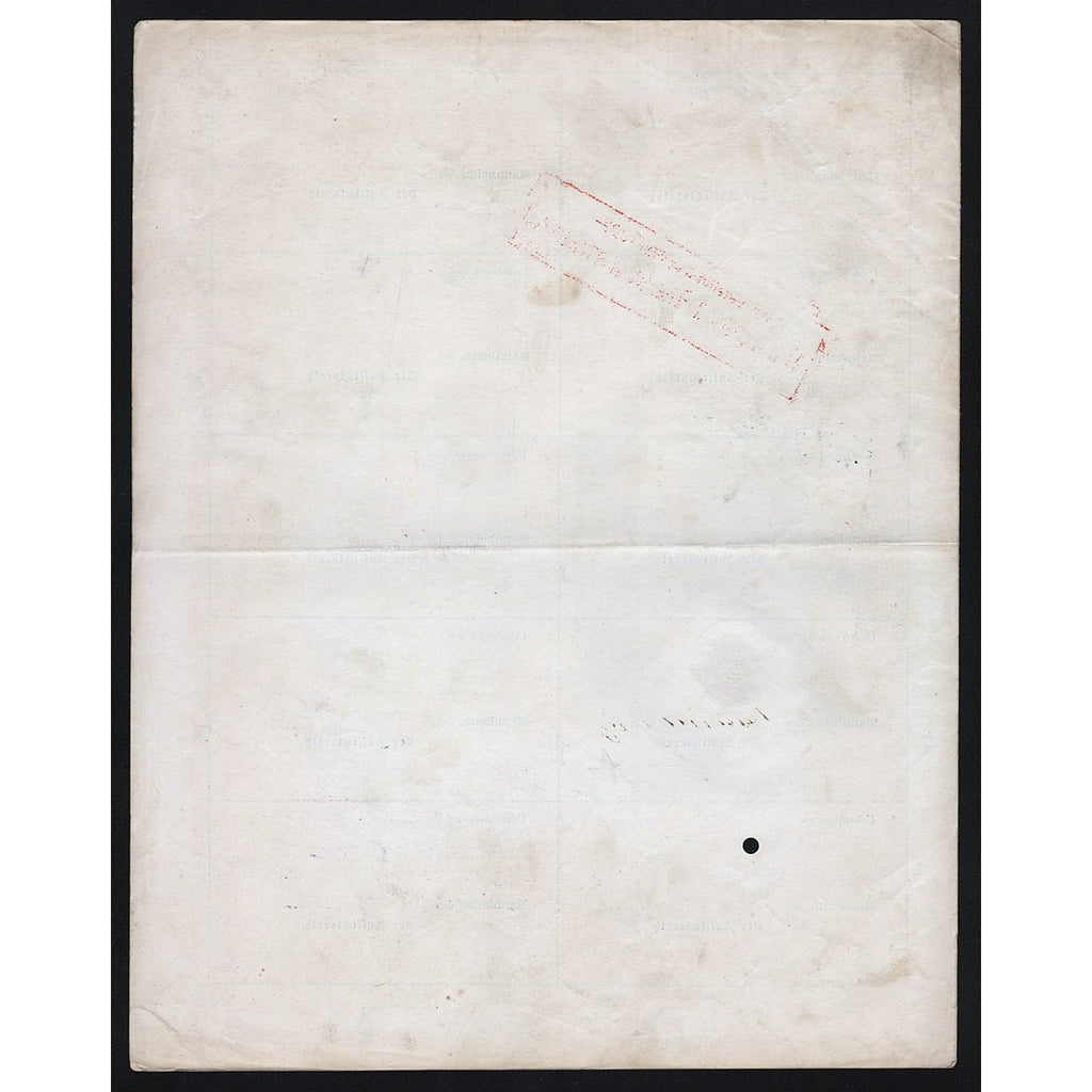 Badische Bank, 1871 Mannheim Germany Deutschland Stock Certificate