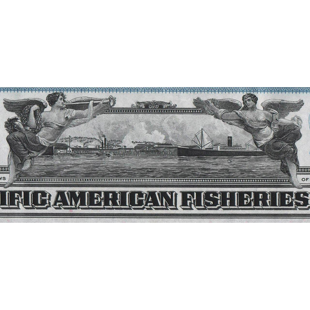 Pacific American Fisheries, Inc. Alaska Salmon Fishing Stock Certificate