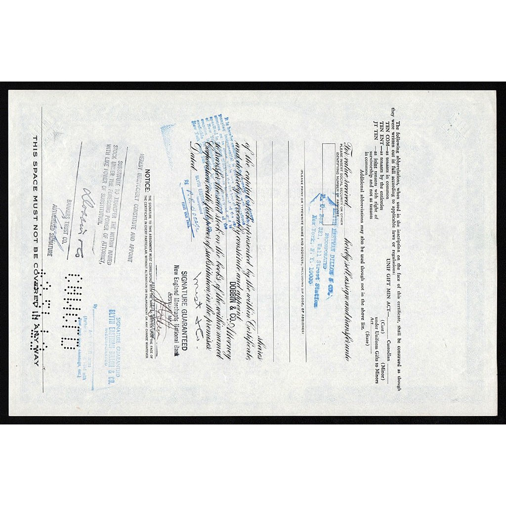 Puerto Rico International Airlines, Inc. Stock Certificate