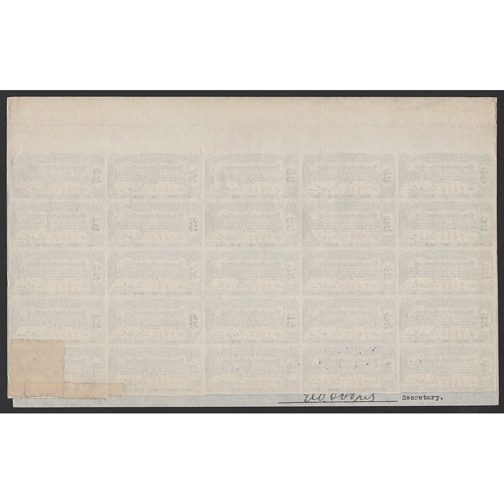 Atlantic & St. Lawrence Railroad Company Canada Stock Certificate