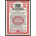 City and County of San Francisco 1950 California Bond Certificate