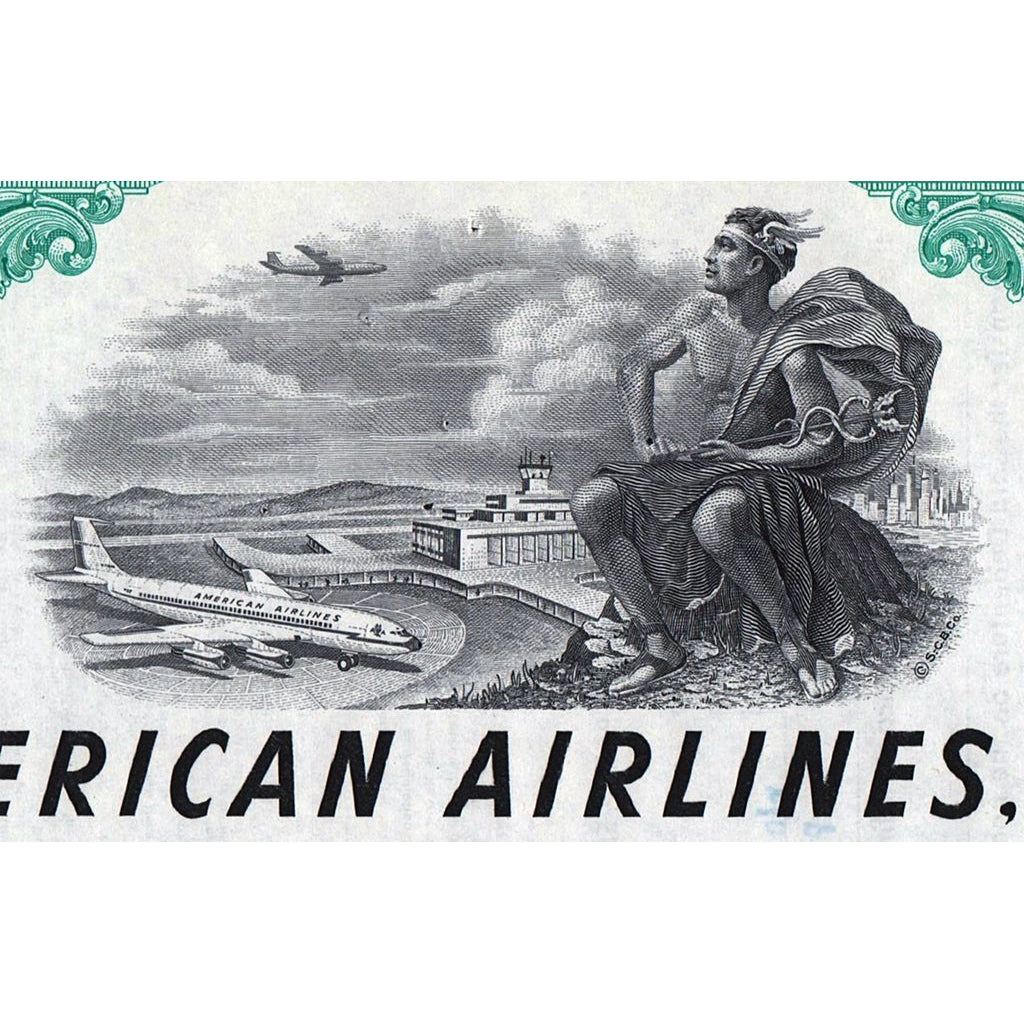 American Airlines, Inc. Debenture Bond Stock Certificate