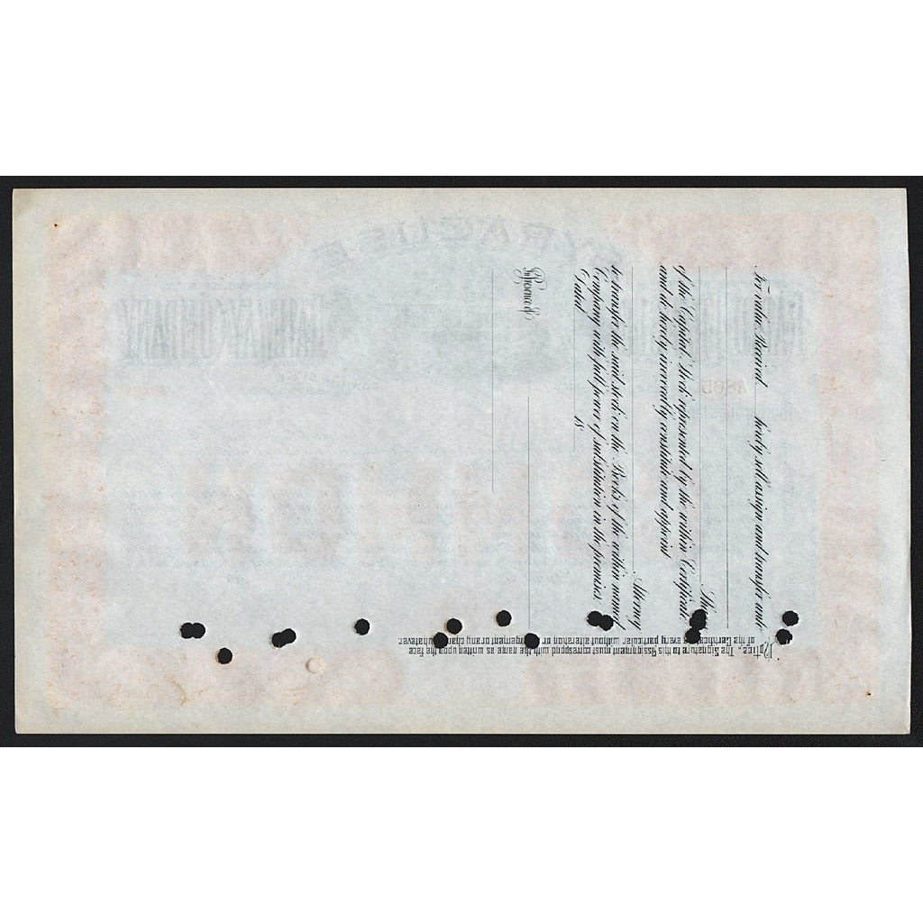 Syracuse Rapid Transit Railway Company New York Stock Certificate