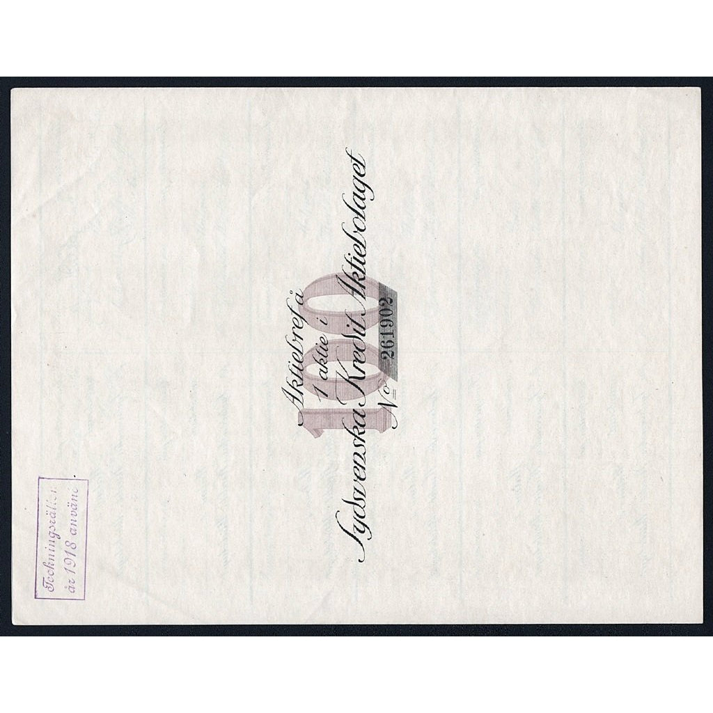 Sydsvenska Kredit Aktiebolaget