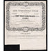 Nouvelle Compagnie de la Ligne Internationale d'Italie par le Simplon 1868 Italy Stock Certificate