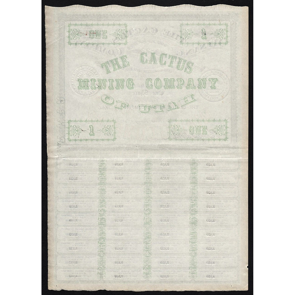 The Cactus Mining Company 1889