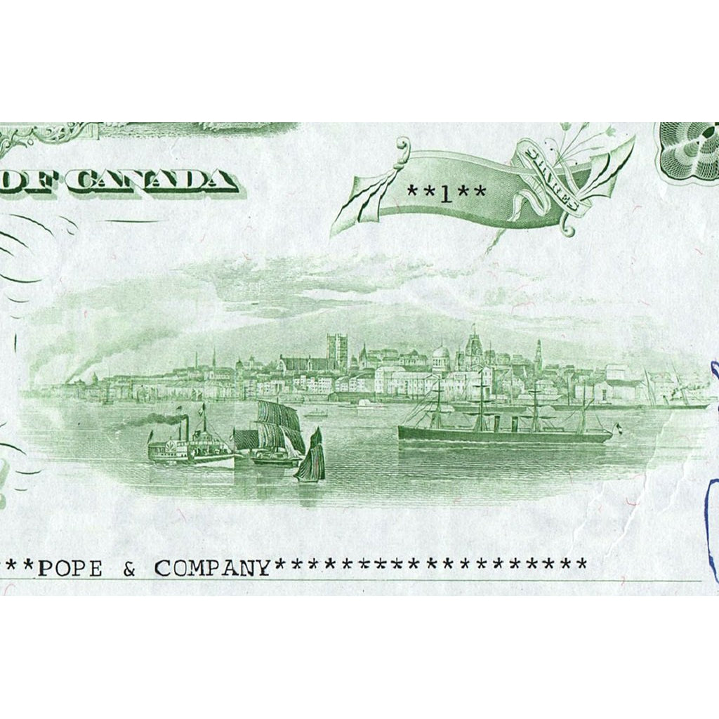 The Ontario and Quebec Railway Company Stock Certificate