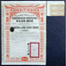 Imperial Chinese Government Emprunt Chinois 1903 Gold Bond Certificate