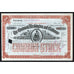 The Cincinnati, Washington and Baltimore Railroad Company 1889 Stock Certificate