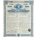 1910 Mexico: Republica Mexicana - Estado de Durango, 100 Pesos Bond Certificate