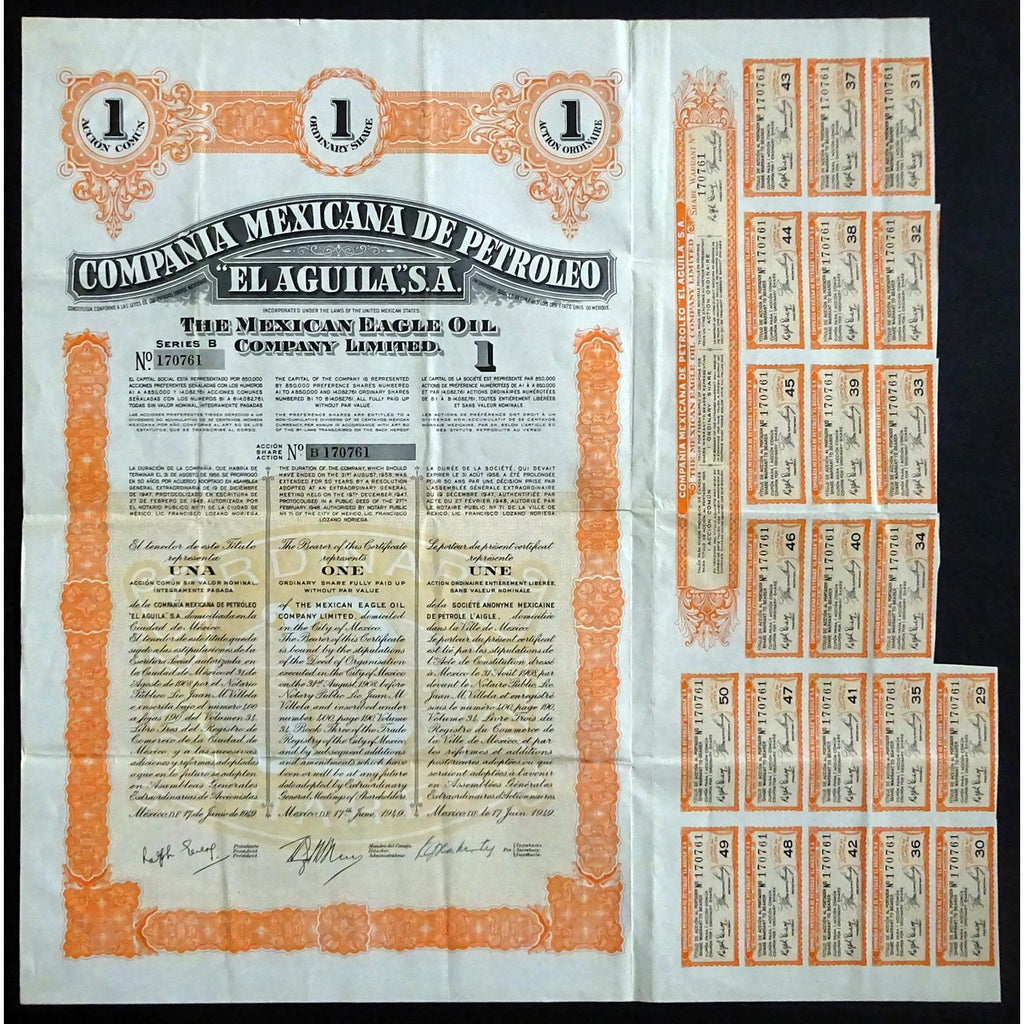 Compania Mexicana de Petroleo "El Aguila", S.A. - The Mexican Eagle Oil Company Limited