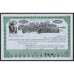 Ohio Automobile Company (Warren, Ohio) West Virginia Stock Certificate