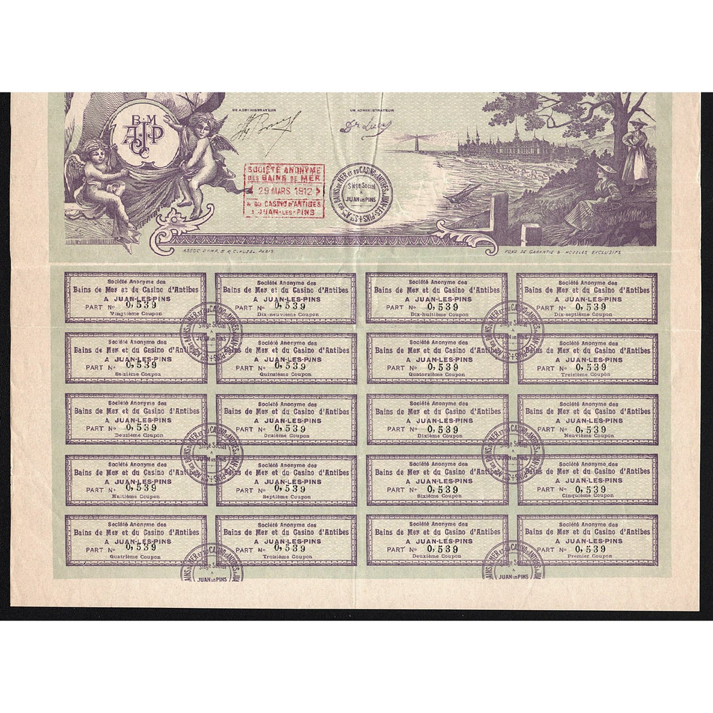 Societe Anonyme des Bains de Mer et du Casino d'Antibes a Juan-Les-Pins