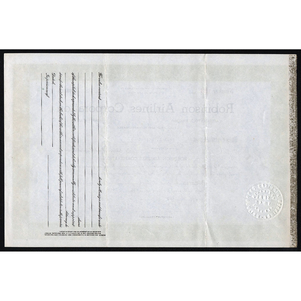 Robinson Airlines Corporation