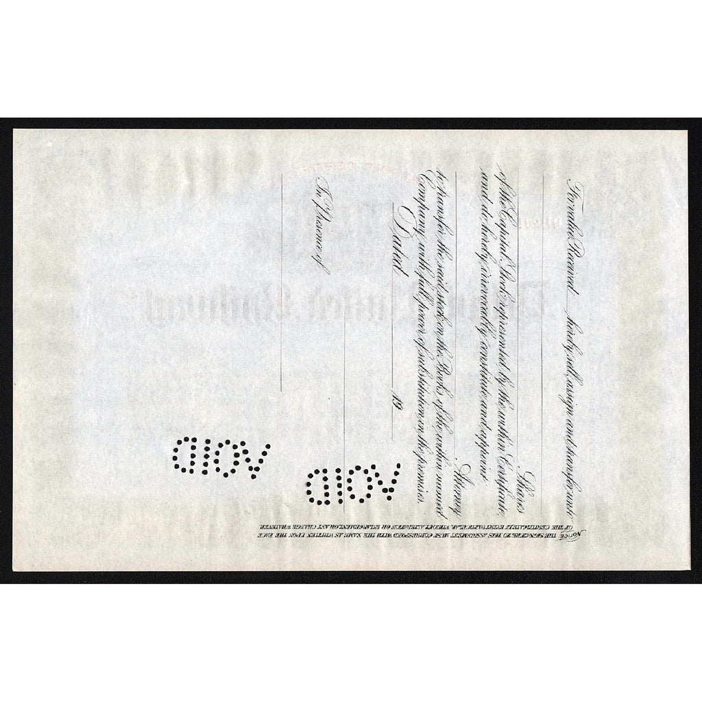 Detroit United Railway Michigan Stock Certificate