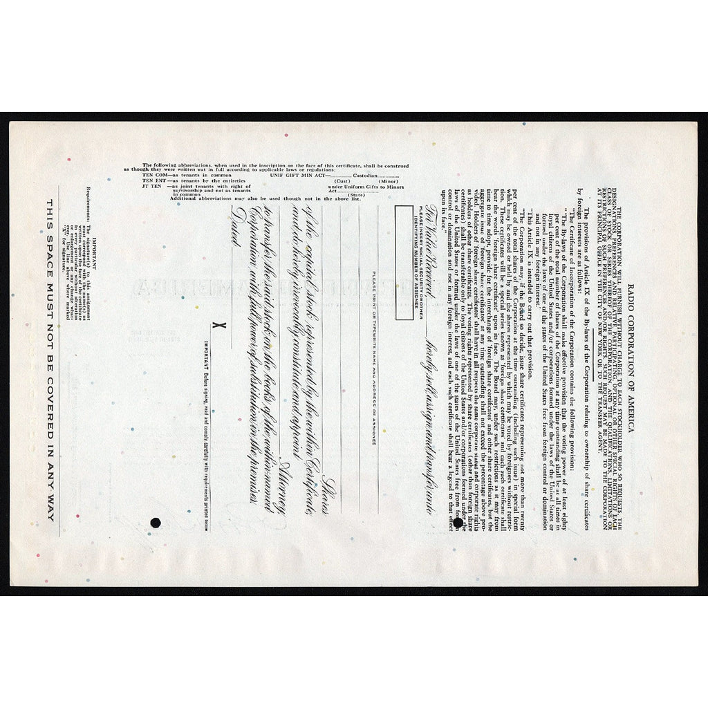 Radio Corporation of America (RCA)