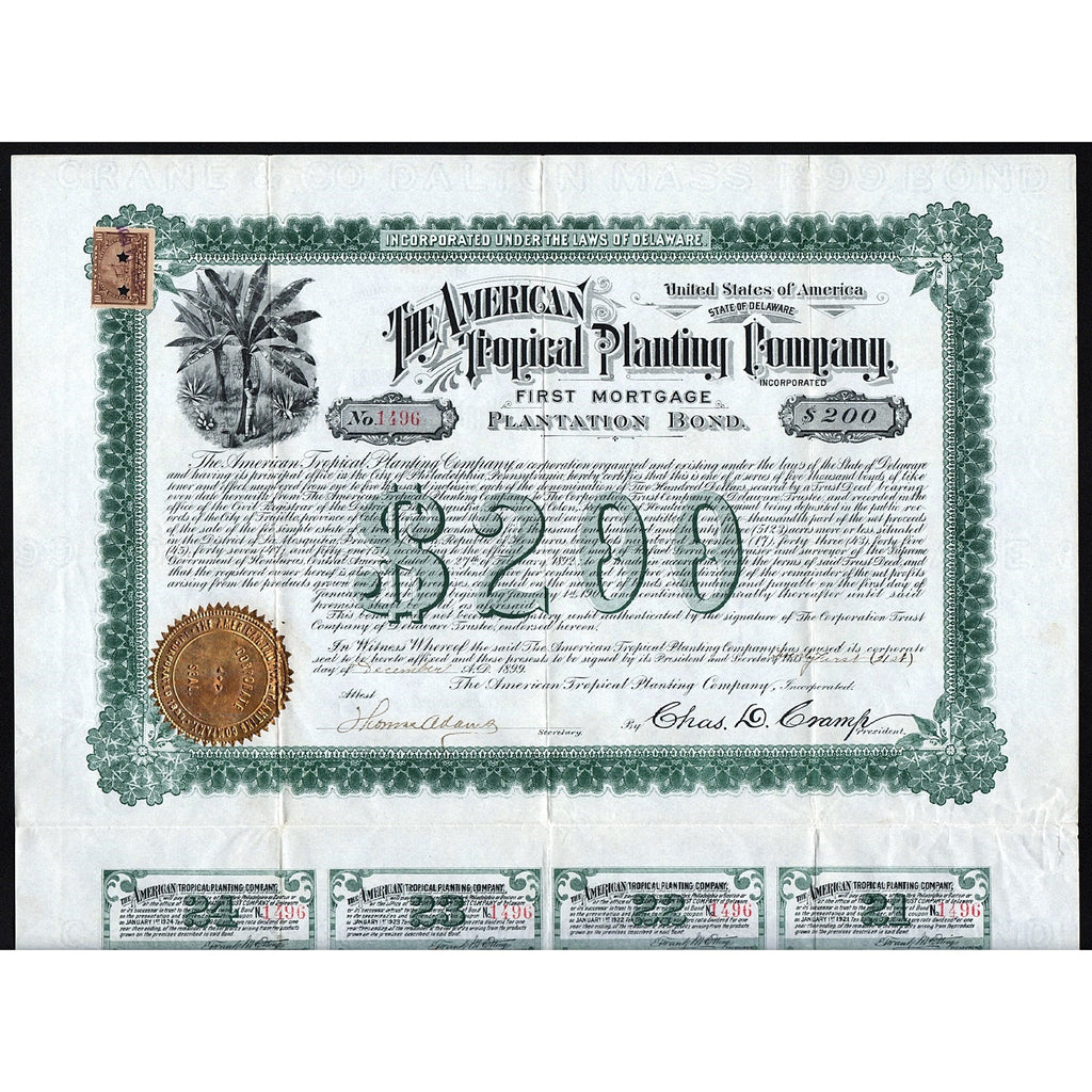 The American Tropical Planting Company (Honduras) 1899