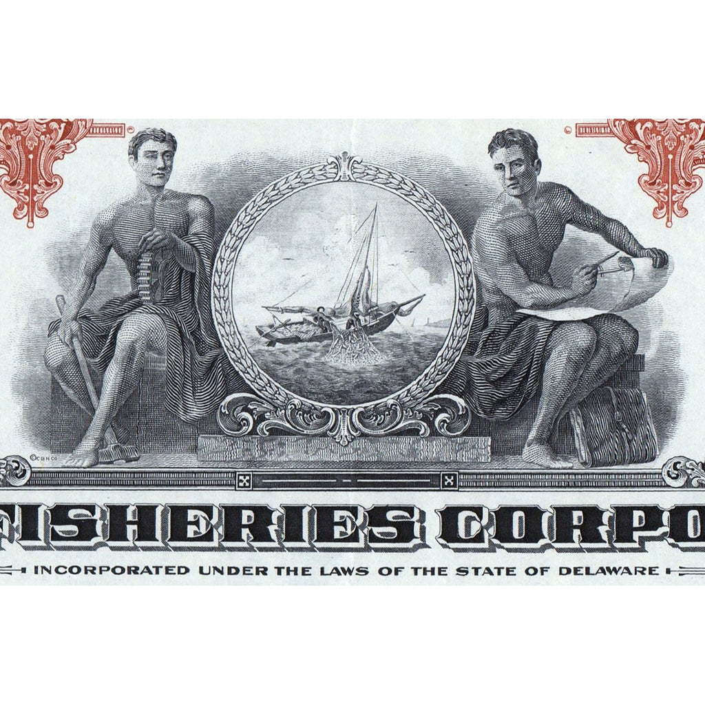 Booth Fisheries Corporation Fishing Stock Certificate