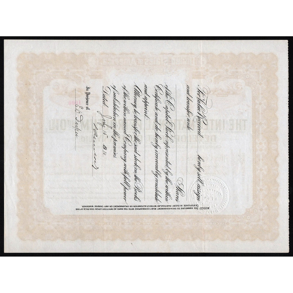 The International Petroleum and Oil Development Company