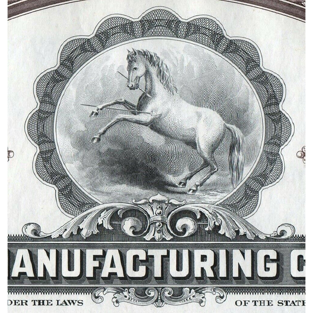 Colt's Manufacturing Company Pistols & Firearms 1955 Stock Certificate