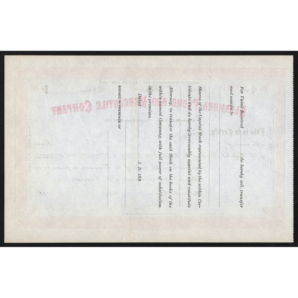 Alhambra Flume and Mercantile Company