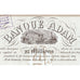 Banque Adam Societe Anonyme 1930 France Stock Certificate