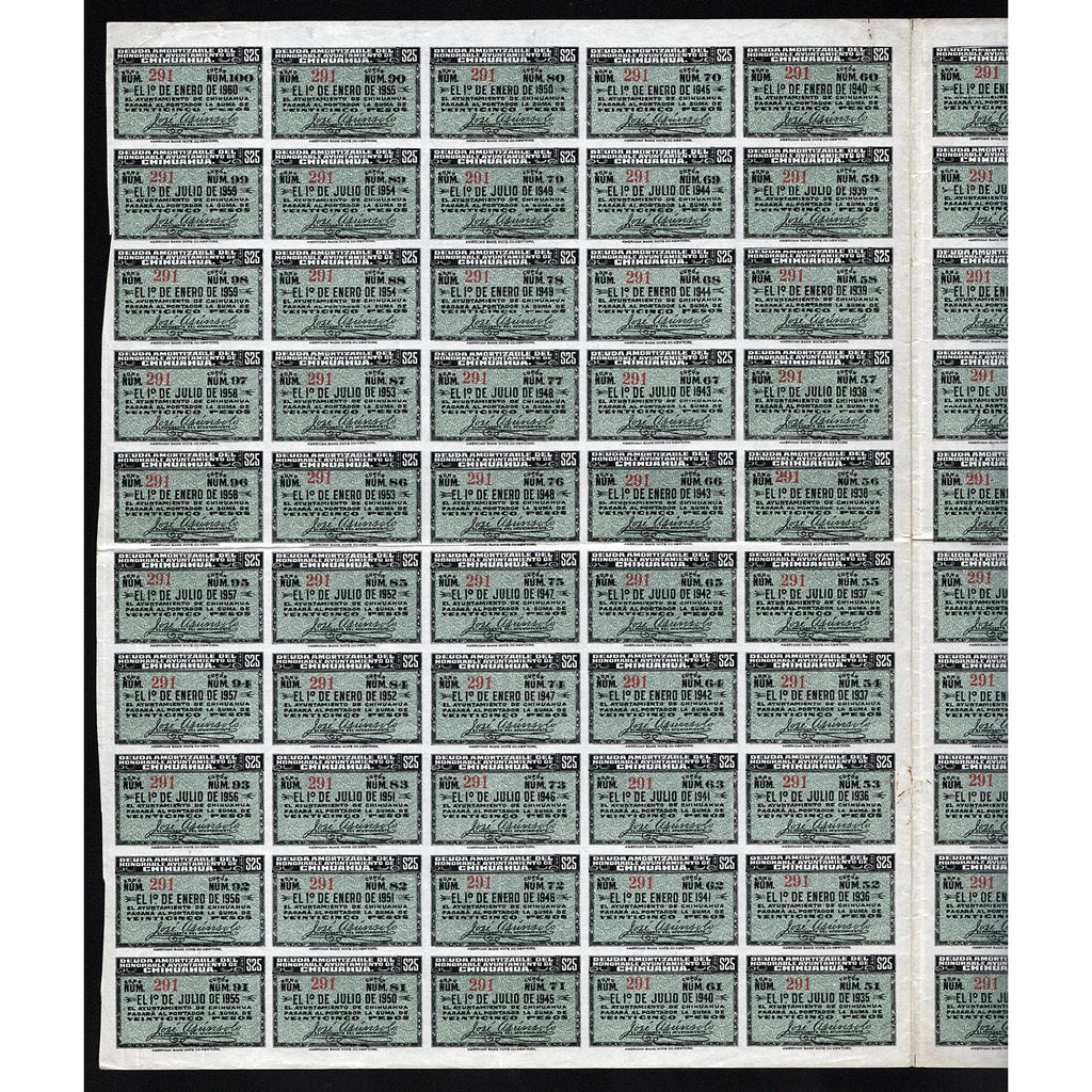 Bonos del Municipio de Chihuahua, Garantizados por el Gobierno del Estado