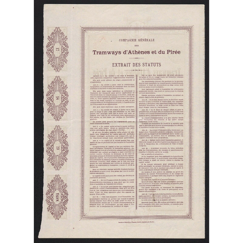 Compagnie Generale des Tramways d'Athenes et du Piree