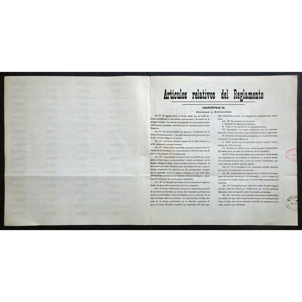 Negociacion Minera "La Purisima" Sociedad Anonima