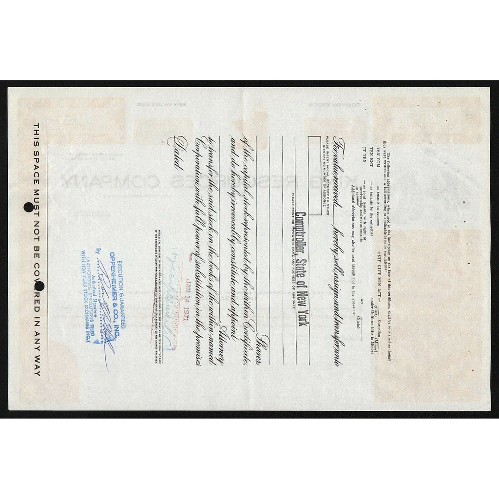 King Resources Company