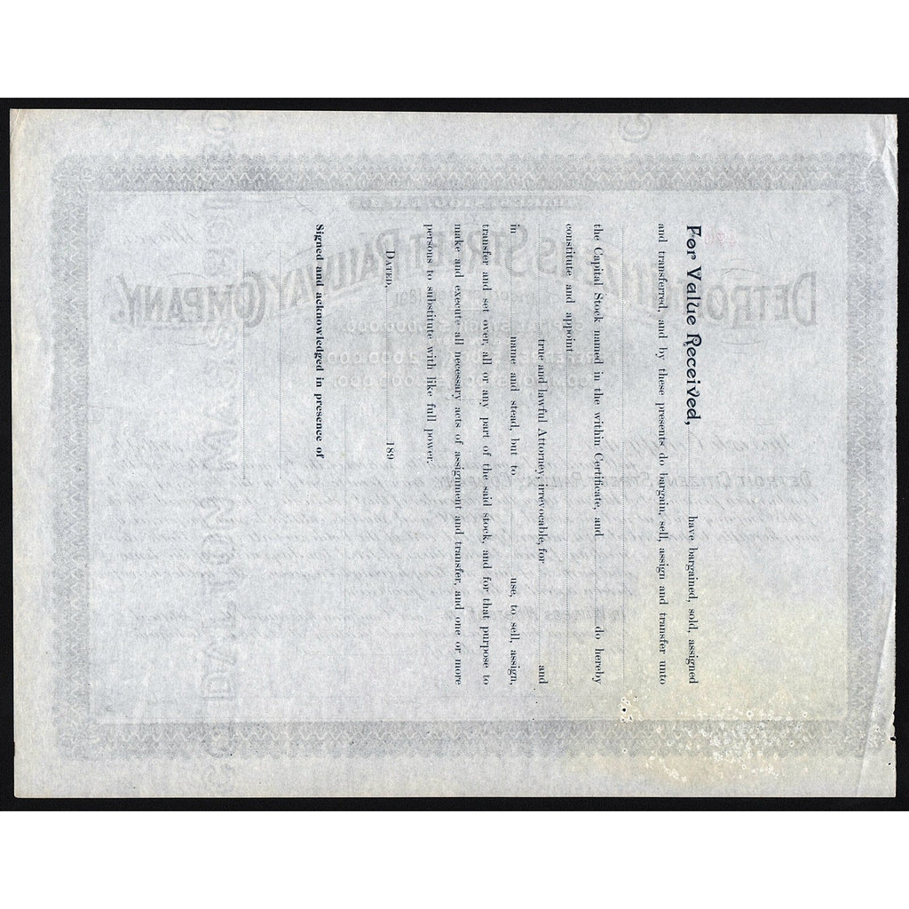 Detroit Citizens Street Railway Company