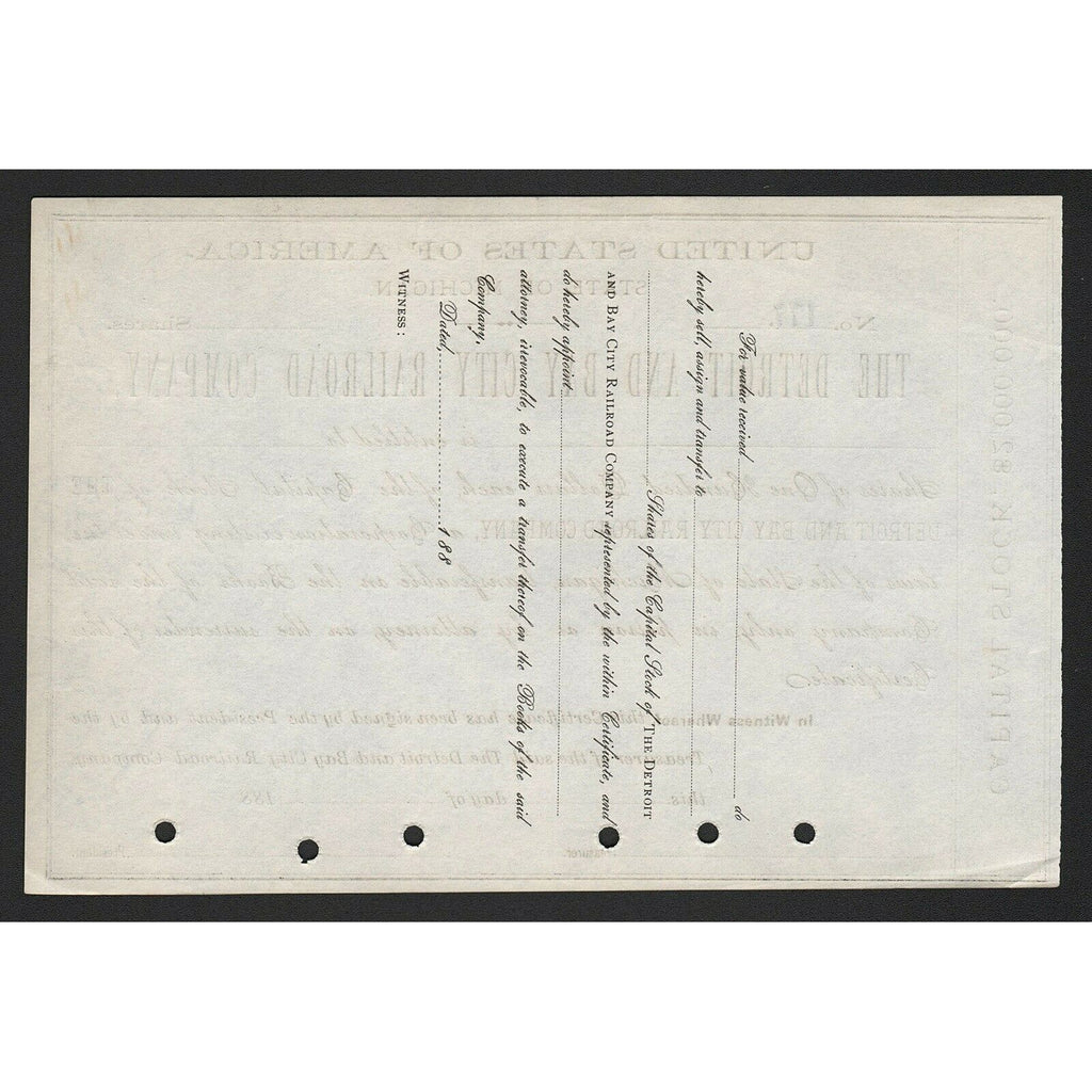 Detroit and Bay City Railroad Company