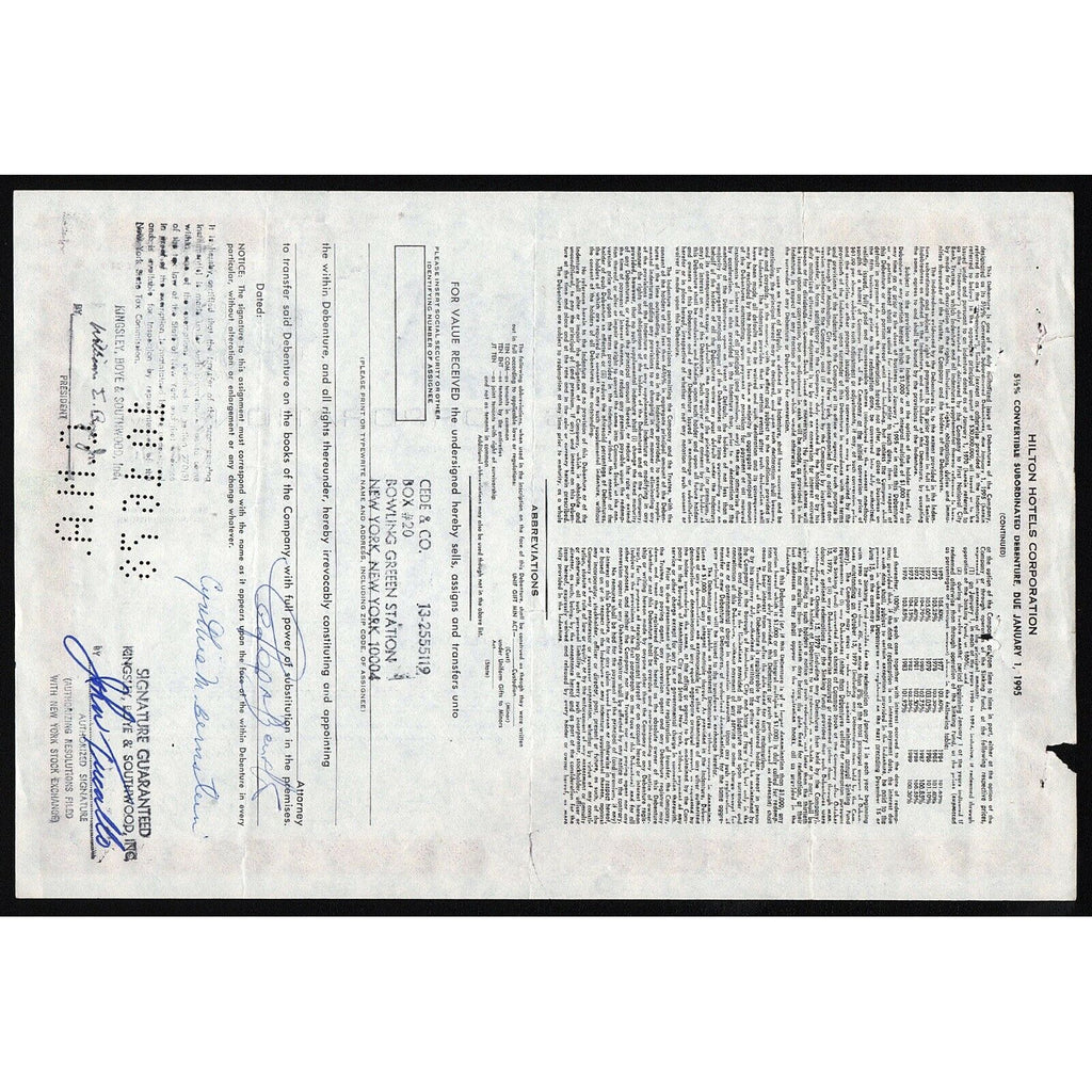 Hilton Hotels Corporation