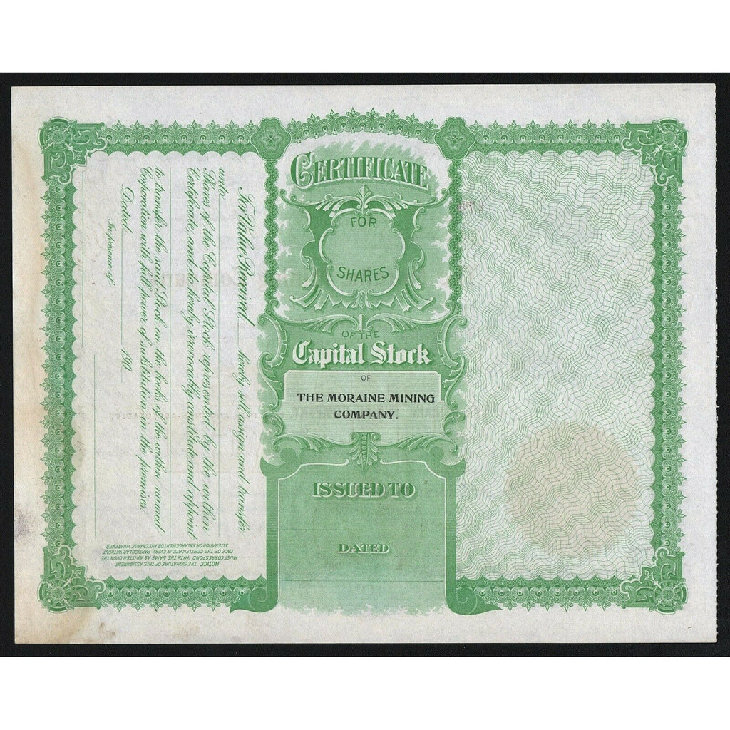 The Moraine Mining Company